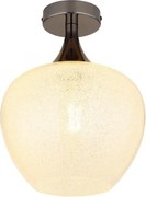 Globo 15548DK - Плафон MAXY 1xE27/40W/230V бял/антрацит