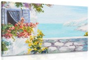 Картина на платно – Къщичка край морето