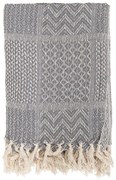 Сиво одеяло , 130 x 160 cm Throw - Bloomingville