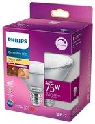LED димируема крушка Philips E27/9,5W/230V 2700K