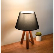 Настолна лампа AYD 1xE27/40W/230V кафяв/антрацит