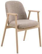 Бежов трапезен стол Leo – Actona