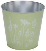 Зелена саксия с цветя Цветен цвят, ø 10,5 cm Gräser - Ego Dekor