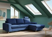 Ъглов диван Consuegra-Син