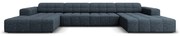 Син ъглов диван (U-образен) Chicago - Cosmopolitan Design