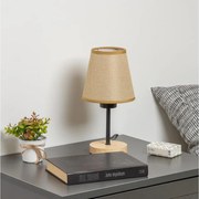 Brilagi - Настолна лампа NUBILA WOOD 1xE27/25W/230V дъб/светлокафяво