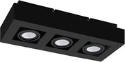 Eglo 31064 - LED точково осветително тяло MENDOZA 3xLED/4,7W/230V 3000K черно