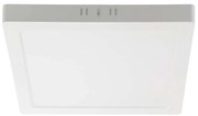 LED Плафониера LED/6W/230V 4000K 12x12 см бял