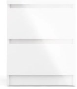 Бяло нощно шкафче Naia - Tvilum