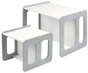 GINGER HOME К-кт 3в1 тип Монтесори БЯЛ/СИВ