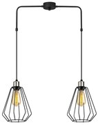 Черно метално висящо осветително тяло Opviq lights Straton - Opviq lights