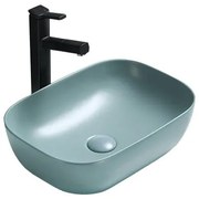 Mexen Rita умивалник върху плот 45 x 32 cm, светло зелено мат - 21084548