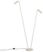 Модерна подова лампа бежова 2 светлини GU10 35mm - Thomas