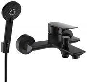 Mexen Alexa R40 смесител за вана с комплект за душ, черен - 7123R40-70