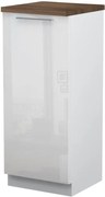 Висок подов шкаф Raval K14-60-1KF-White - White glossy