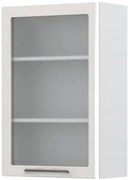 Висящ шкаф Modena V9-60-1KS with Витрина-White - Gray light