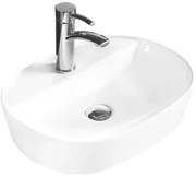 Mexen Iris мивка за плот 50 x 38 см, бяла - 21995000