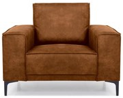 Кафяв фотьойл от изкуствена кожа Copenhagen - Scandic