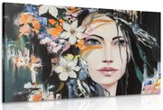 Картина на платно – Оригинална живопис на жена