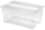 Кутия за съхранение TEX BOX 48 л прозрачна