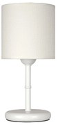 Настолна лампа МЕТРОПОЛ, бял, абажур Сами Бял, 1xE27