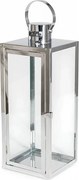 Декоративен фенер TOWER 29 см лъскав хром
