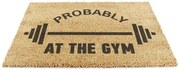 Изтривалка от кокосови влакна 40x60 cm Probably At The Gym – Artsy Doormats