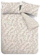 Светлокафяво единично спално бельо 135x200 cm Sorrel Leaves – Catherine Lansfield