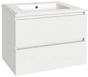 Конзолен PVC шкаф ICP 7255 ВЕДА с умивалник, 70x45x55см