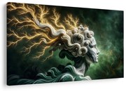 Картина на платно – Богиня на бурята с електризираща сила