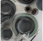 Комплект за хранене 12 части сив/порцелан