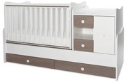 LORELLI Classic Трансформиращо се легло-люлка 190/72 см. MINI MAX БЯЛО/КАФЕ