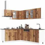 3314909 vidaXL Комплект кухненски шкафове от 4 части Porto, инженерно дърво