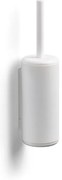 Бяла метална четка за тоалетна, монтирана на стената Rim - Zone