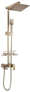 REA-P7050 - Душов комплект със смесител JACK в матирано злато