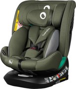 Lionelo - Детско въртящо се автокресло с основа BASTIAAN ONE i-Size 40-150 cm Green Olive