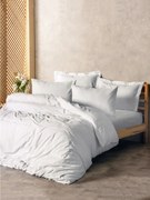 Спален комплект ранфорс Каре -бяло