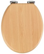Тоалетна седалка с лесно затваряне Бук Nature, 43 x 37 cm - Wenko