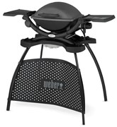 Електрическо барбекю Weber Q1400 Dark Grey w Stand, 2200 W, 43х32 см