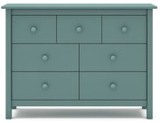 Нисък детски скрин от борова дървесина в цвят бензин 110x80 cm Max - Marckeric