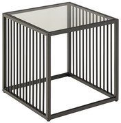 Маса за съхранение със стъклен плот 40x40 cm Strington - Actona