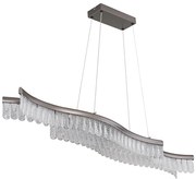 Globo 67348H - LED Пендел JULIET LED/35W/230V 3200K матов хром