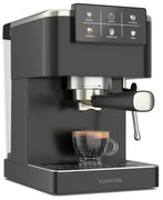 Klarstein SteelPresso Touch кафемашина с портафилтър, Сензорен дисплей, 20 bar, Неръждаема стомана