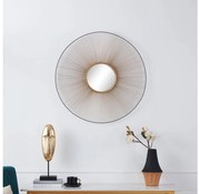 Eglo 425033 - Стенно огледало ESASHI Ø 76 см златно/черно