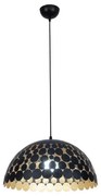 LED висящ полилей LISA BLACK 1xE27/60W/230V