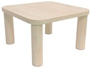 Бежова масичка за кафе от декор от мрамор 60x60 cm Solano – Actona