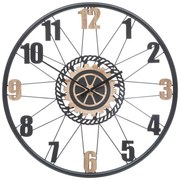 Стенен часовник atmosphera Mohan, С колело, Ø65 см, Метал и MDF