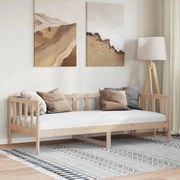 806940 vidaXL Дневно легло, борово дърво масив, 90x200 см
