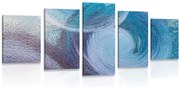 картини от 5 части – Модерни абстрактни щрихи