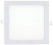 LED Лампа за окачен таван SQUARE LED/18W/230V 2700K 22x22 см бял